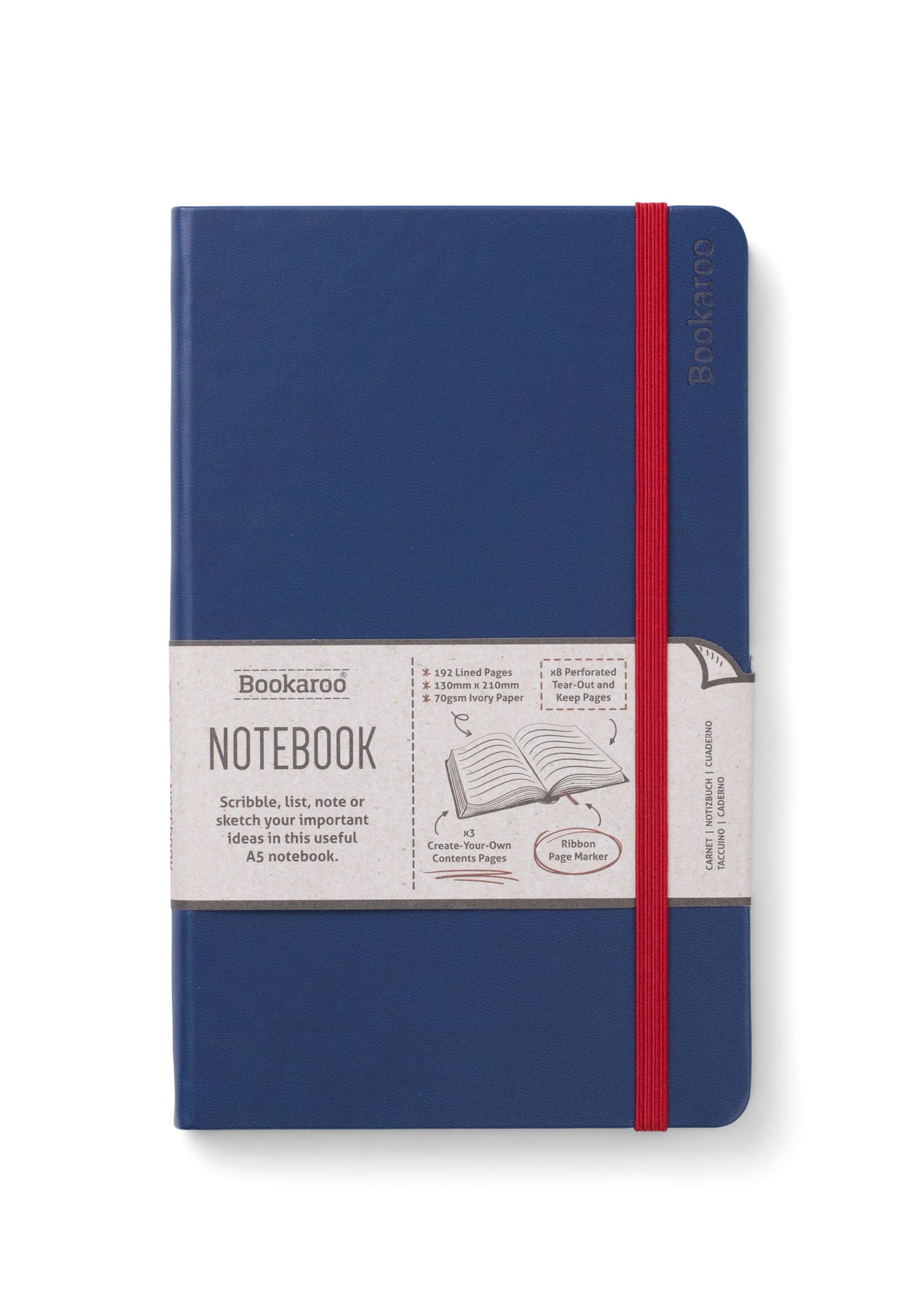 if USA - Bookaroo A5 Notebook: Fern