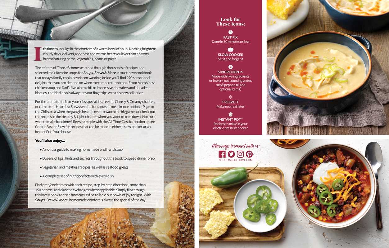 Simon & Schuster - Taste of Home Soups, Stews and More by