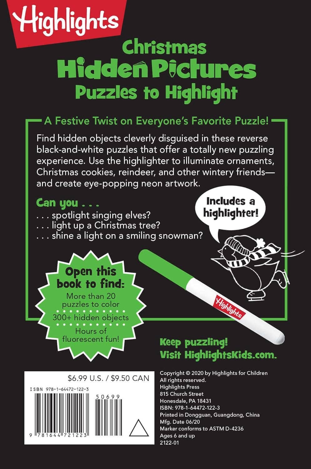 Highlights for Children - Christmas Hidden Pictures Puzzles to Highlight