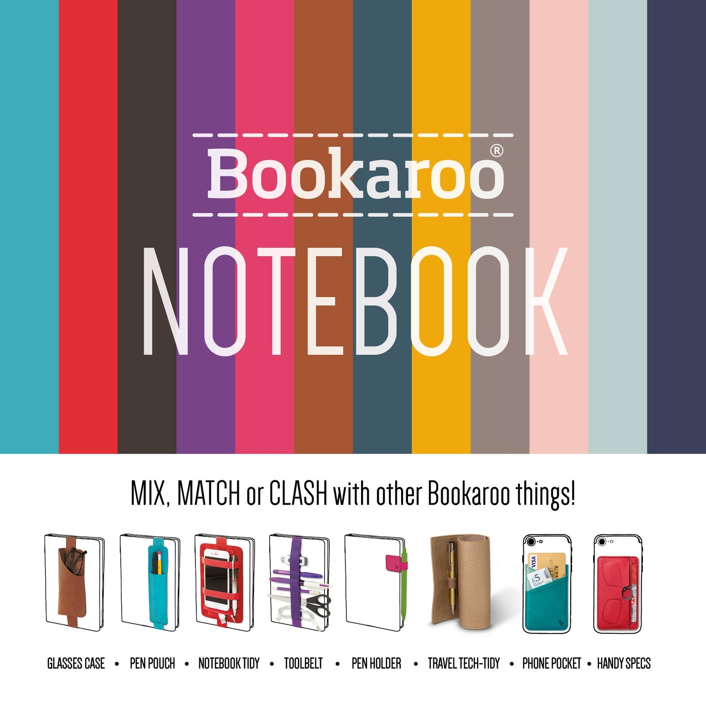 if USA - Bookaroo A5 Notebook: Fern