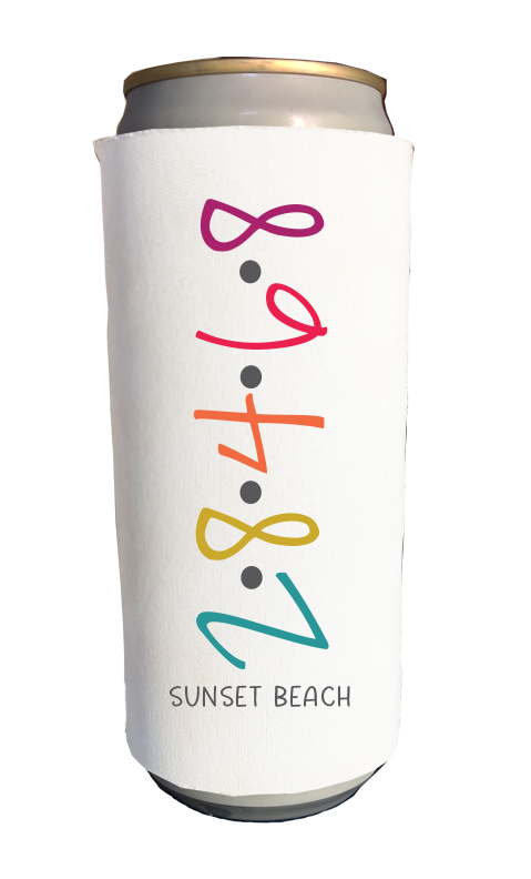 Familiar Goods - Zip Code Dots Koozie