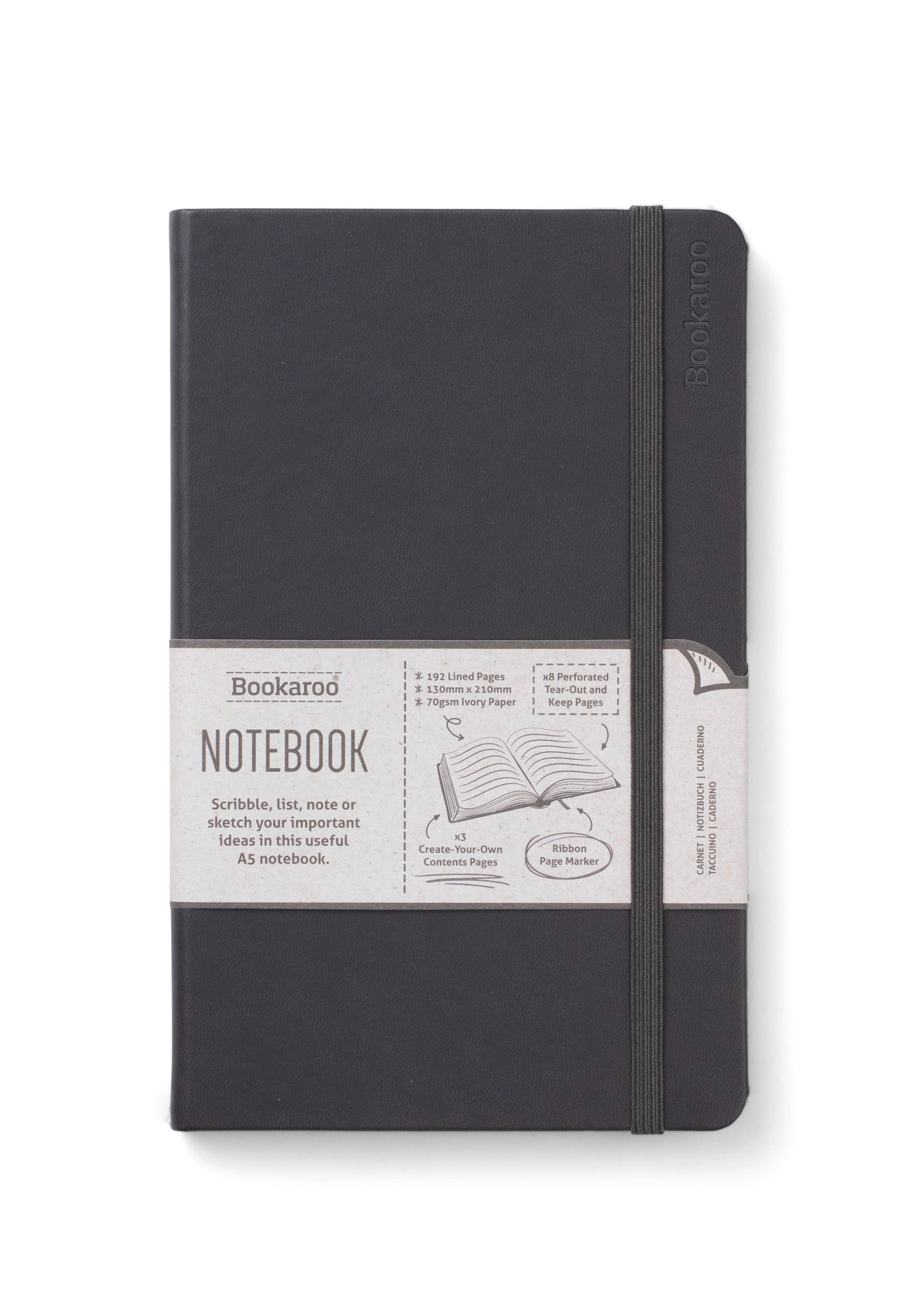 if USA - Bookaroo A5 Notebook: Fern