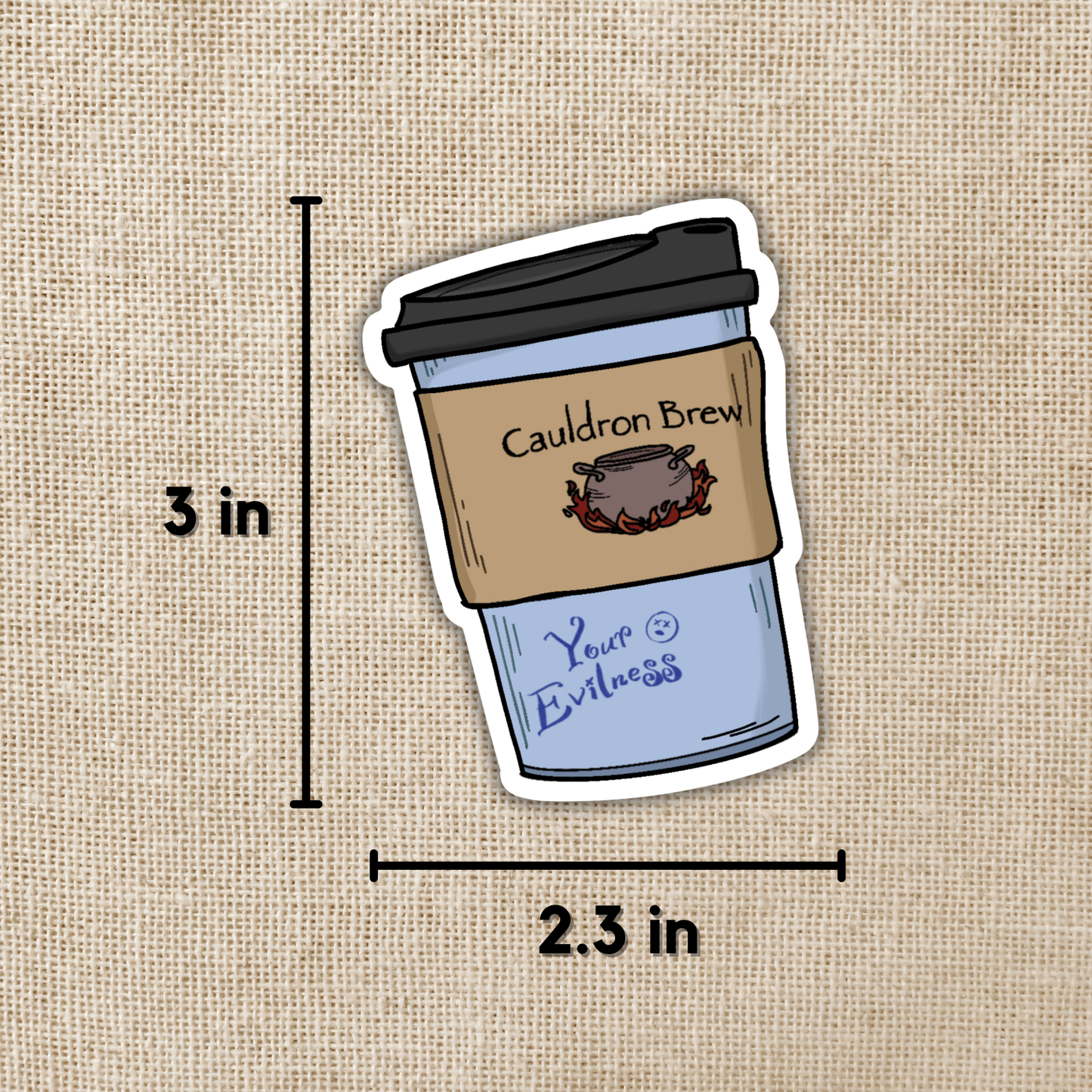 Cauldron Brew Sticker | Asst to the Villain