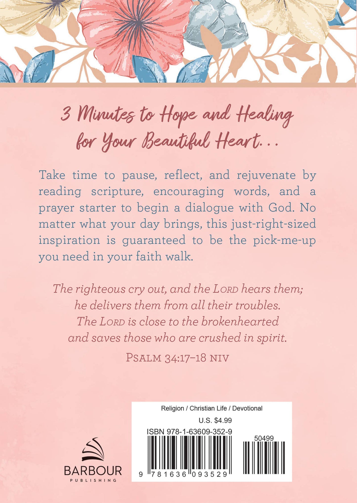 Barbour Publishing, Inc. - 3-Minute Devotions for Hope and Healing