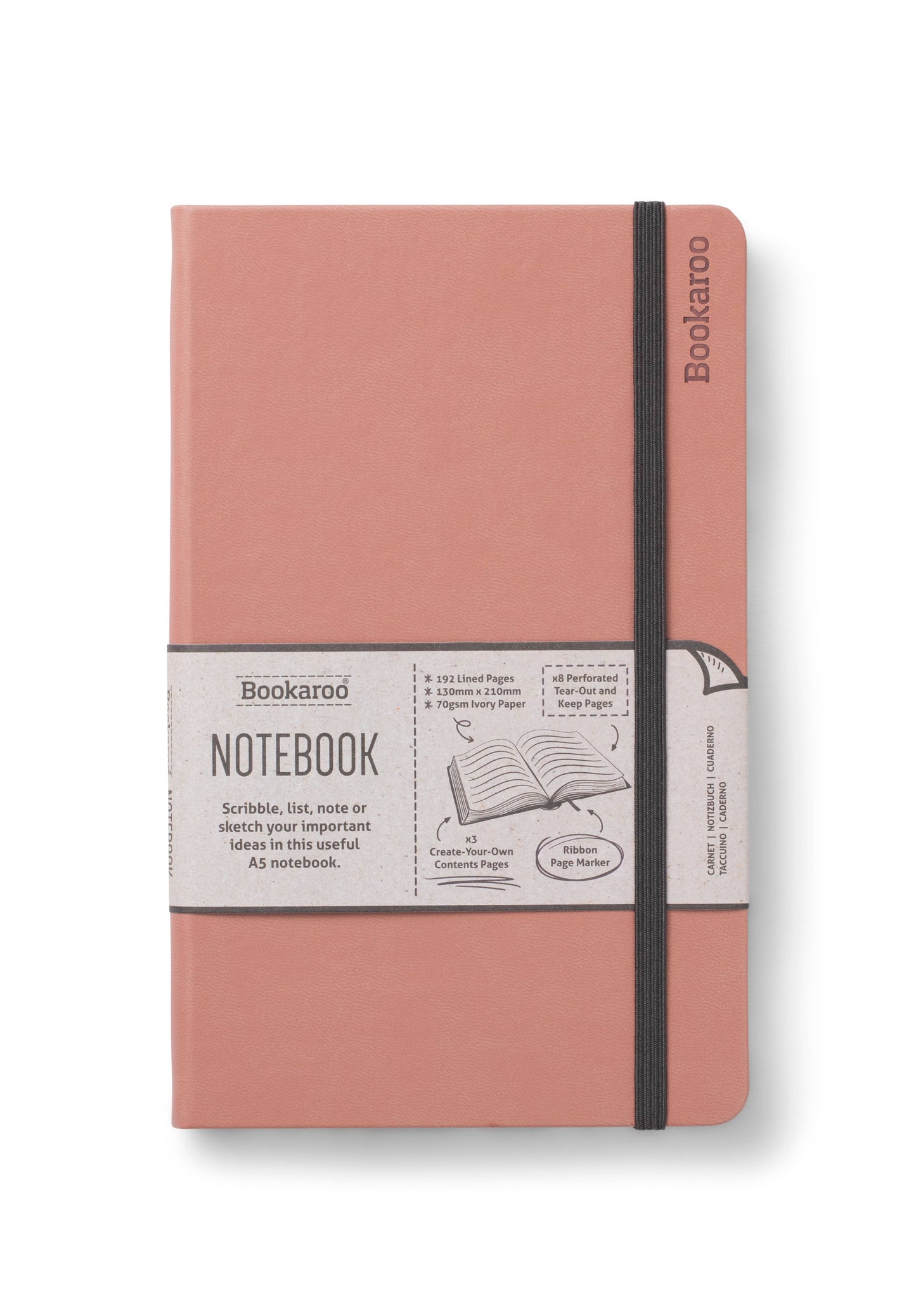 if USA - Bookaroo A5 Notebook: Fern