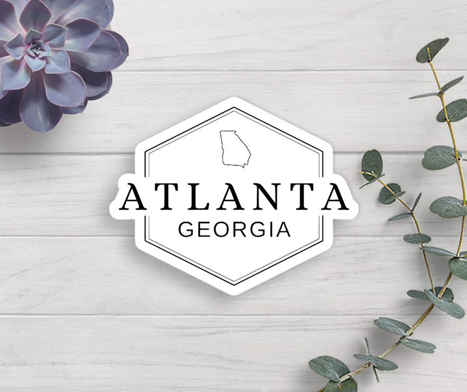 Expression Design Co - Custom City State Vinyl Sticker