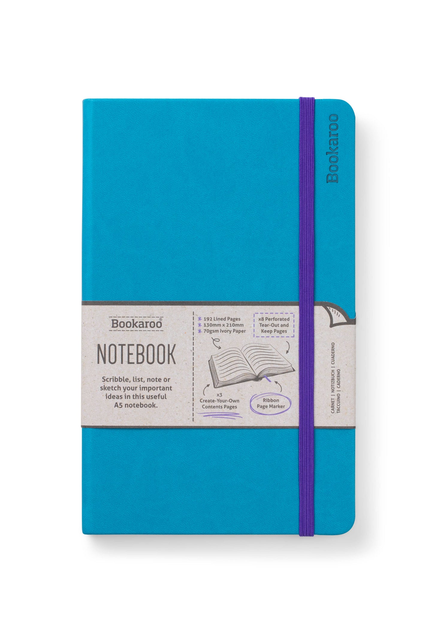 if USA - Bookaroo A5 Notebook: Fern