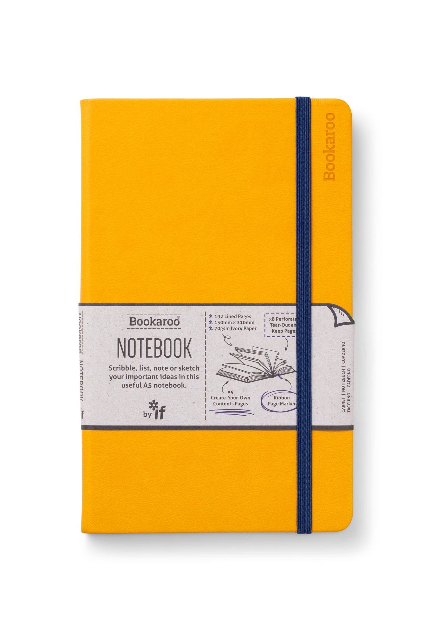 if USA - Bookaroo A5 Notebook: Fern