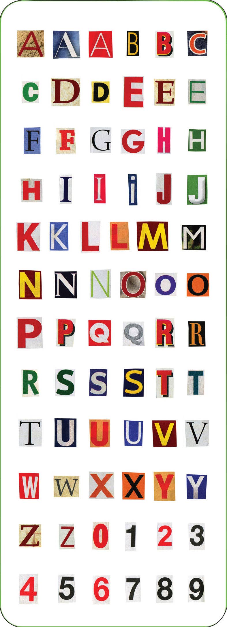 Peter Pauper Press - Letters & Numbers Sticker Set