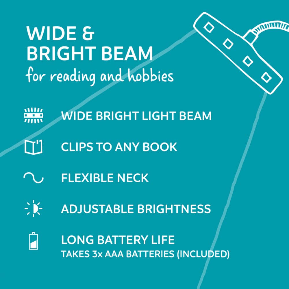 if USA - The Really Bright Book Light: Light Gray