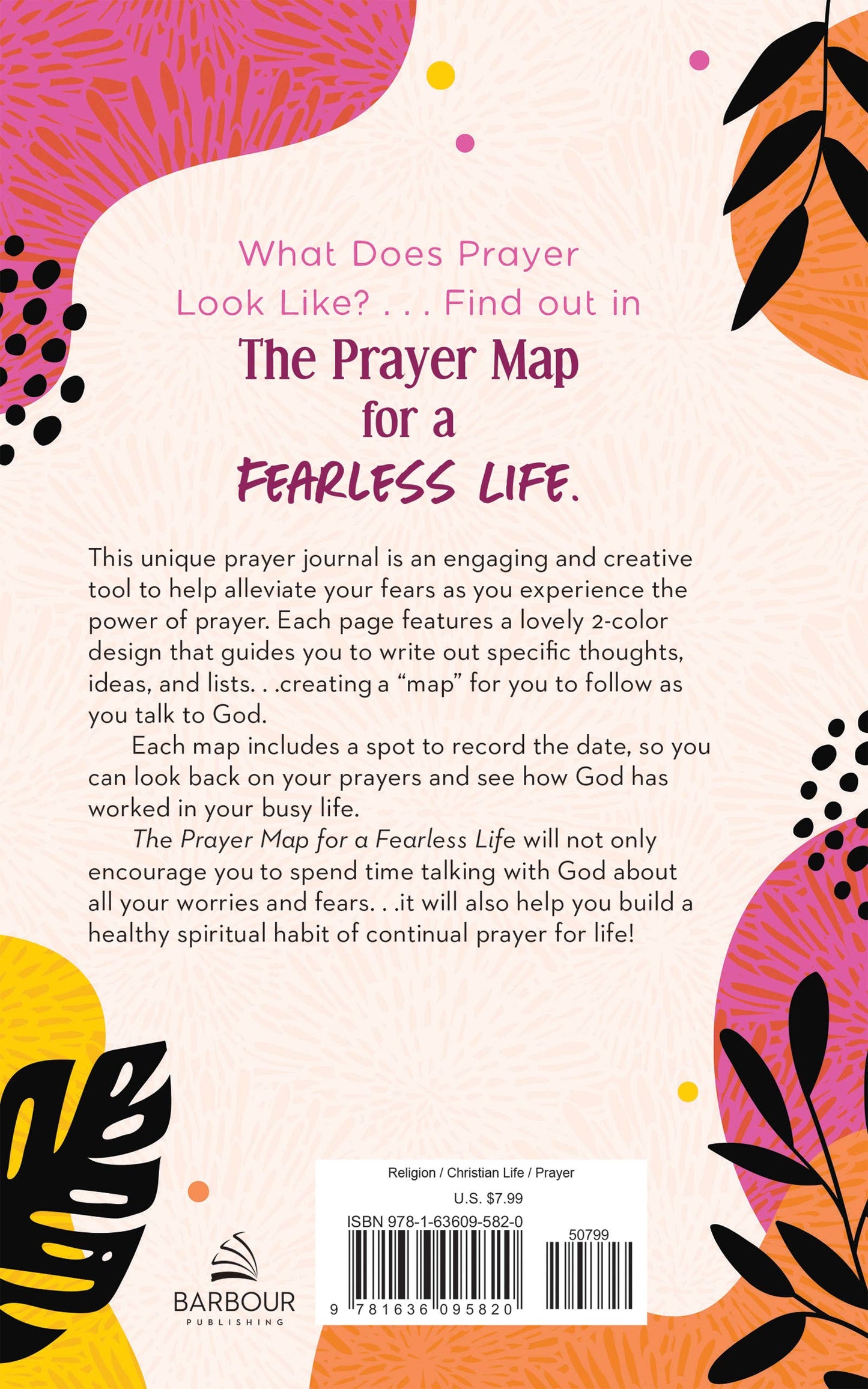 Barbour Publishing, Inc. - The Prayer Map for a Fearless Life