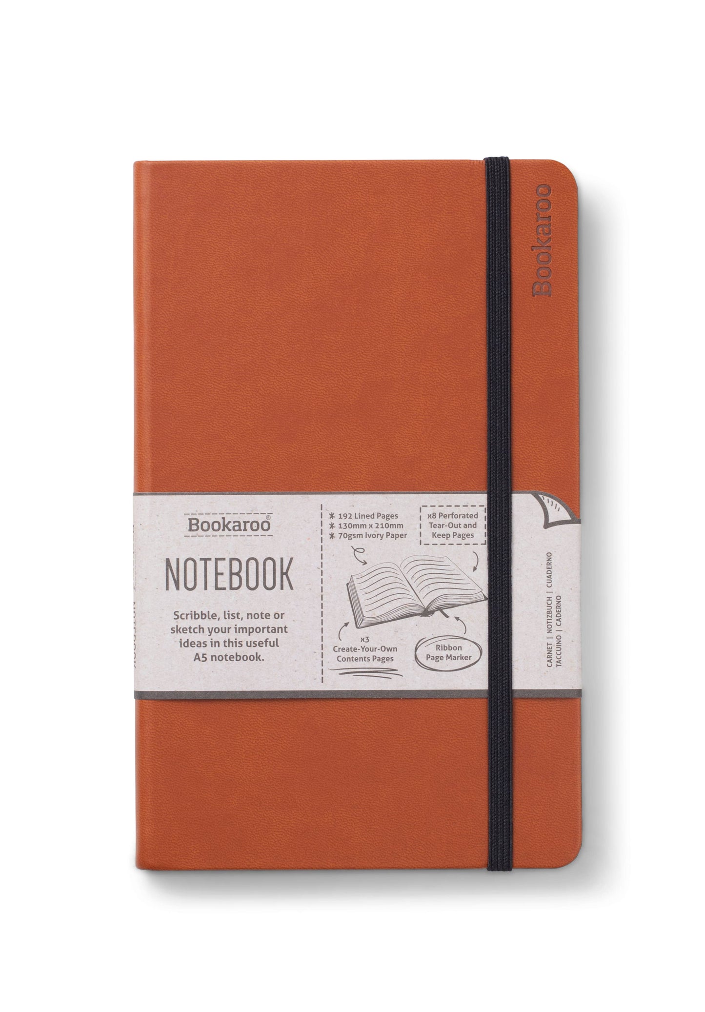 if USA - Bookaroo A5 Notebook: Fern