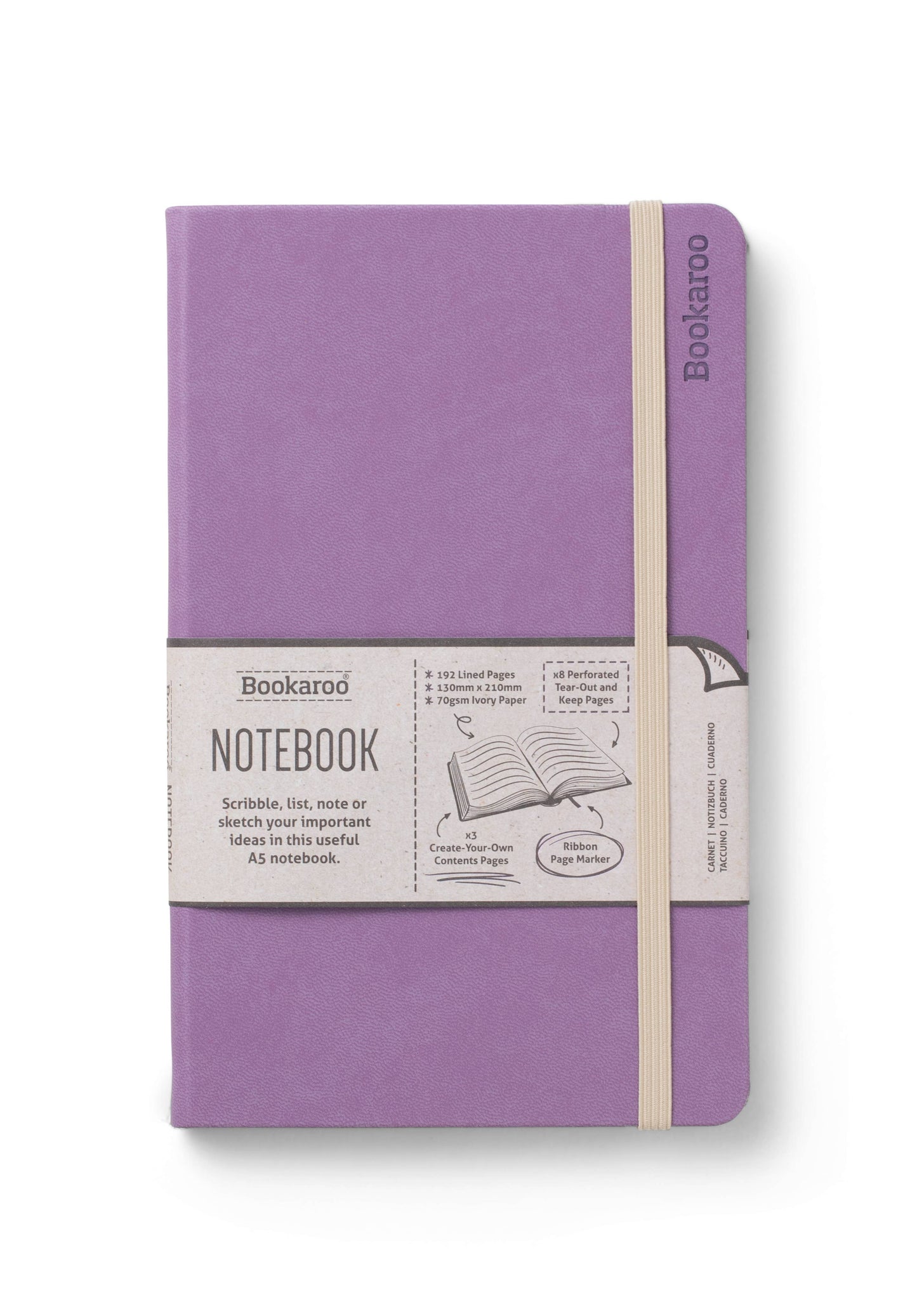 if USA - Bookaroo A5 Notebook: Fern