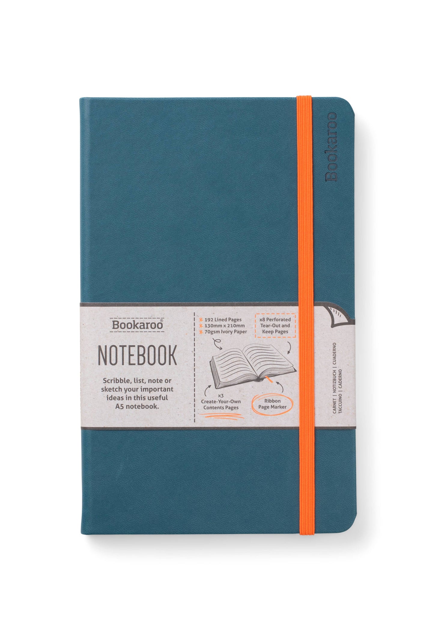 if USA - Bookaroo A5 Notebook: Fern