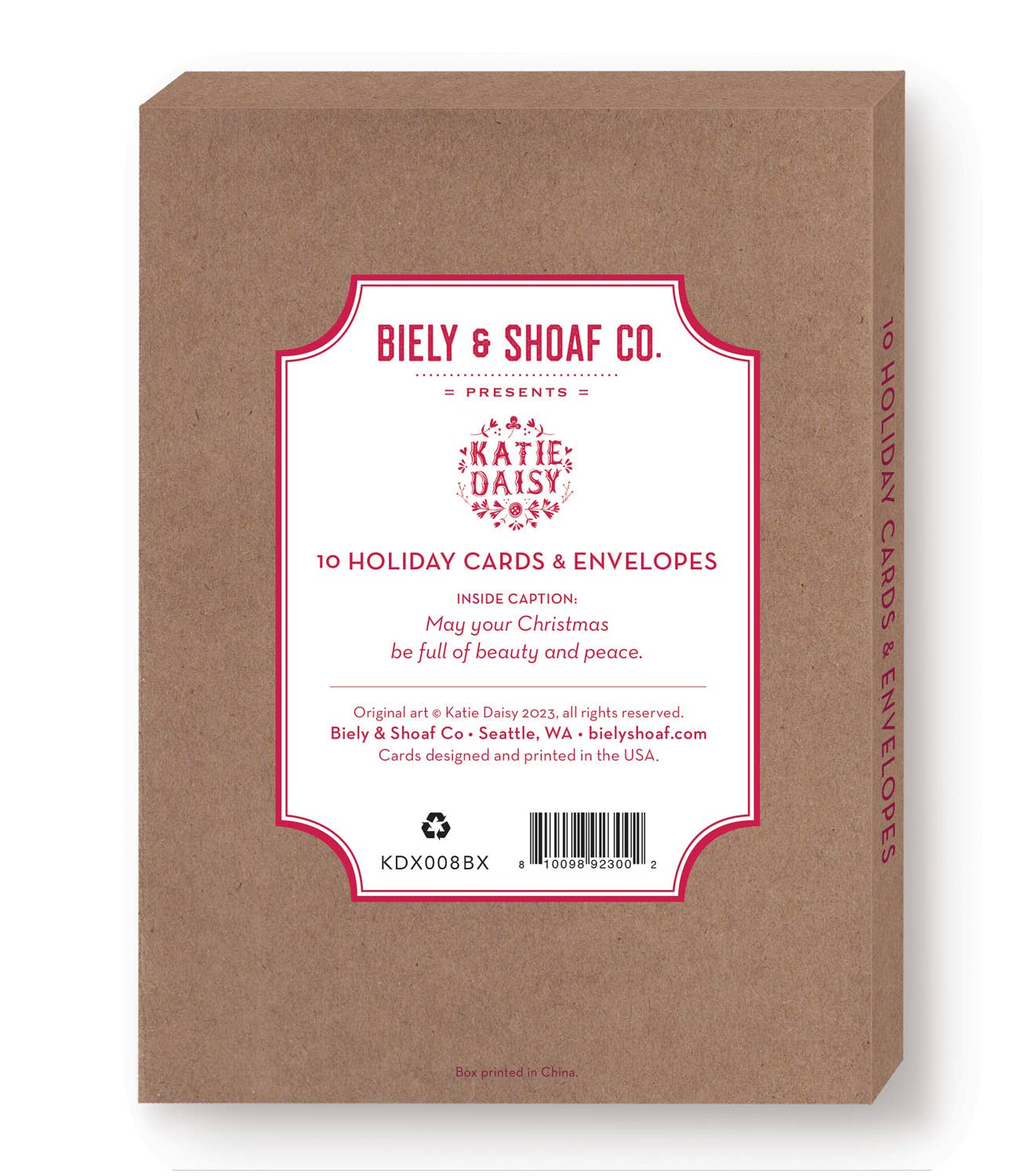 Biely & Shoaf - Calm & Bright Church Boxed Holiday Cards - Set of 10