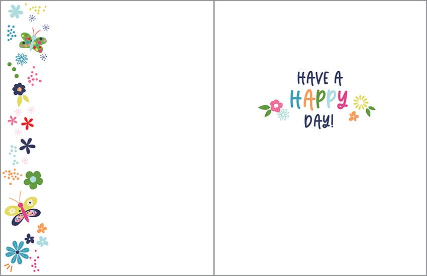 Birthday Card - Sweet Flowers Birthday