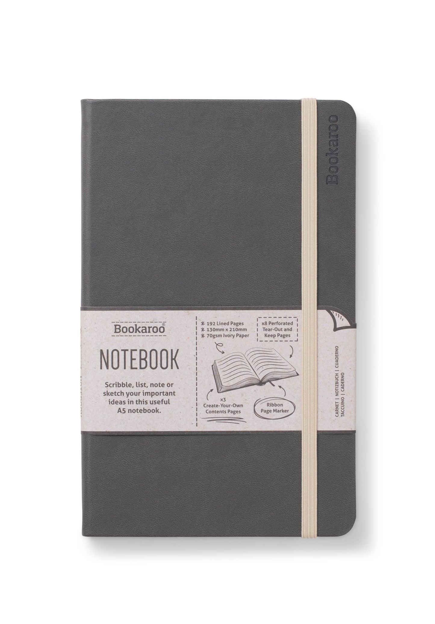 if USA - Bookaroo A5 Notebook: Fern
