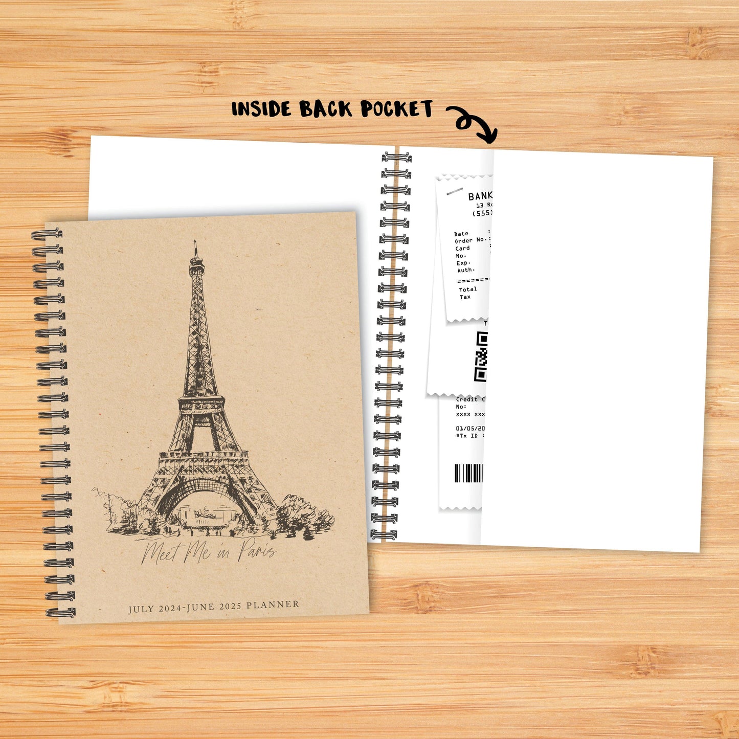 Paris Academic July 2024 - June 2025 8.5" x 11" Softcover Planner