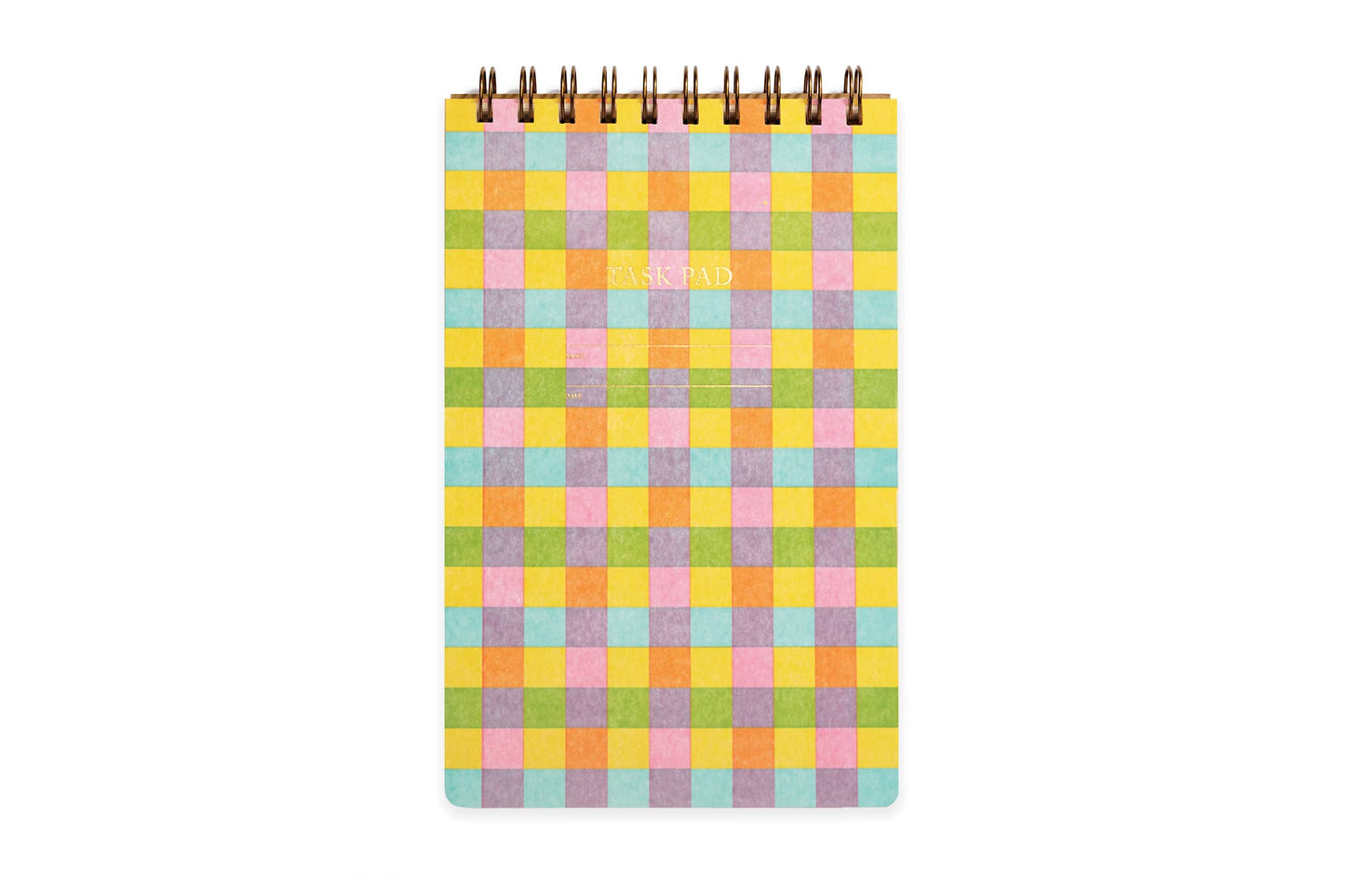 Task Pad Notebook - Plaid