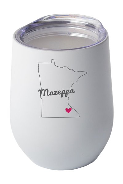 Familiar Goods - State Shape Heart City - 12oz