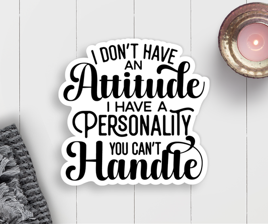 Expression Design Co - Personality Vinyl Sticker