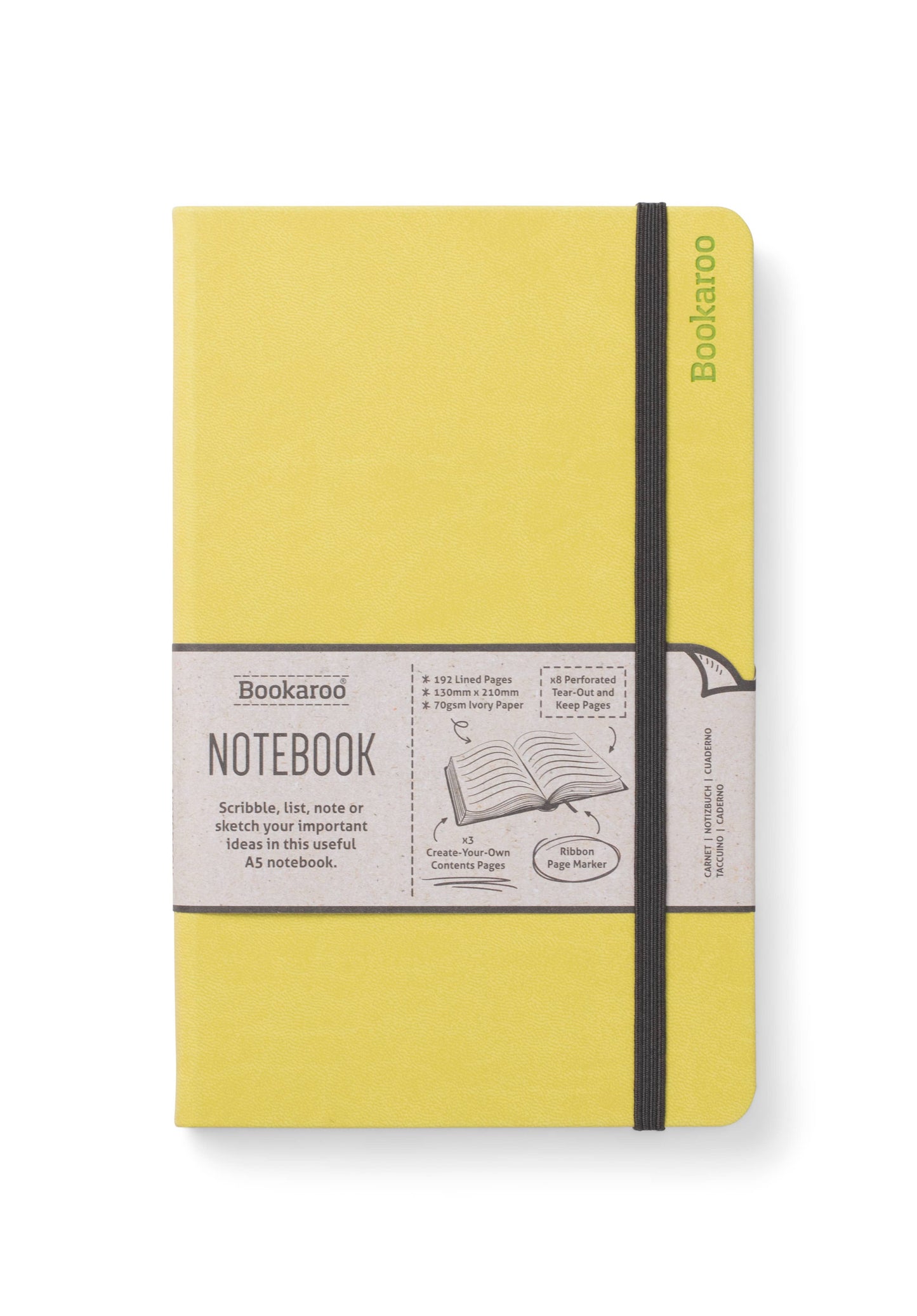 if USA - Bookaroo A5 Notebook: Fern