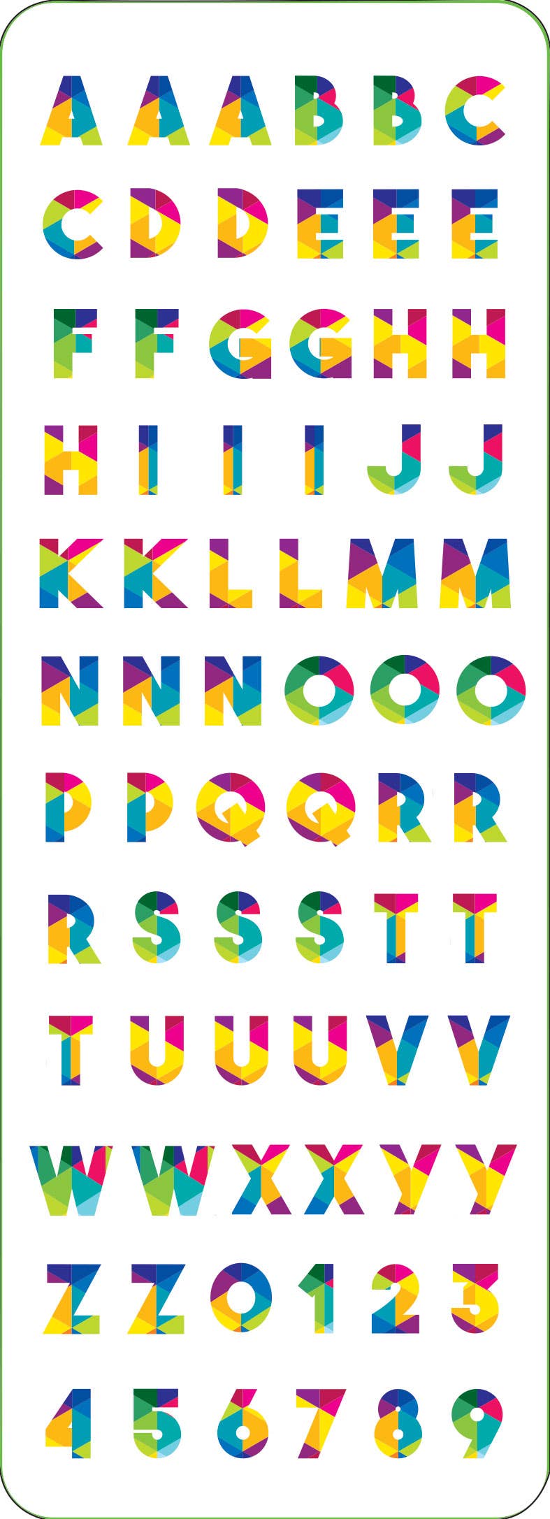 Peter Pauper Press - Letters & Numbers Sticker Set