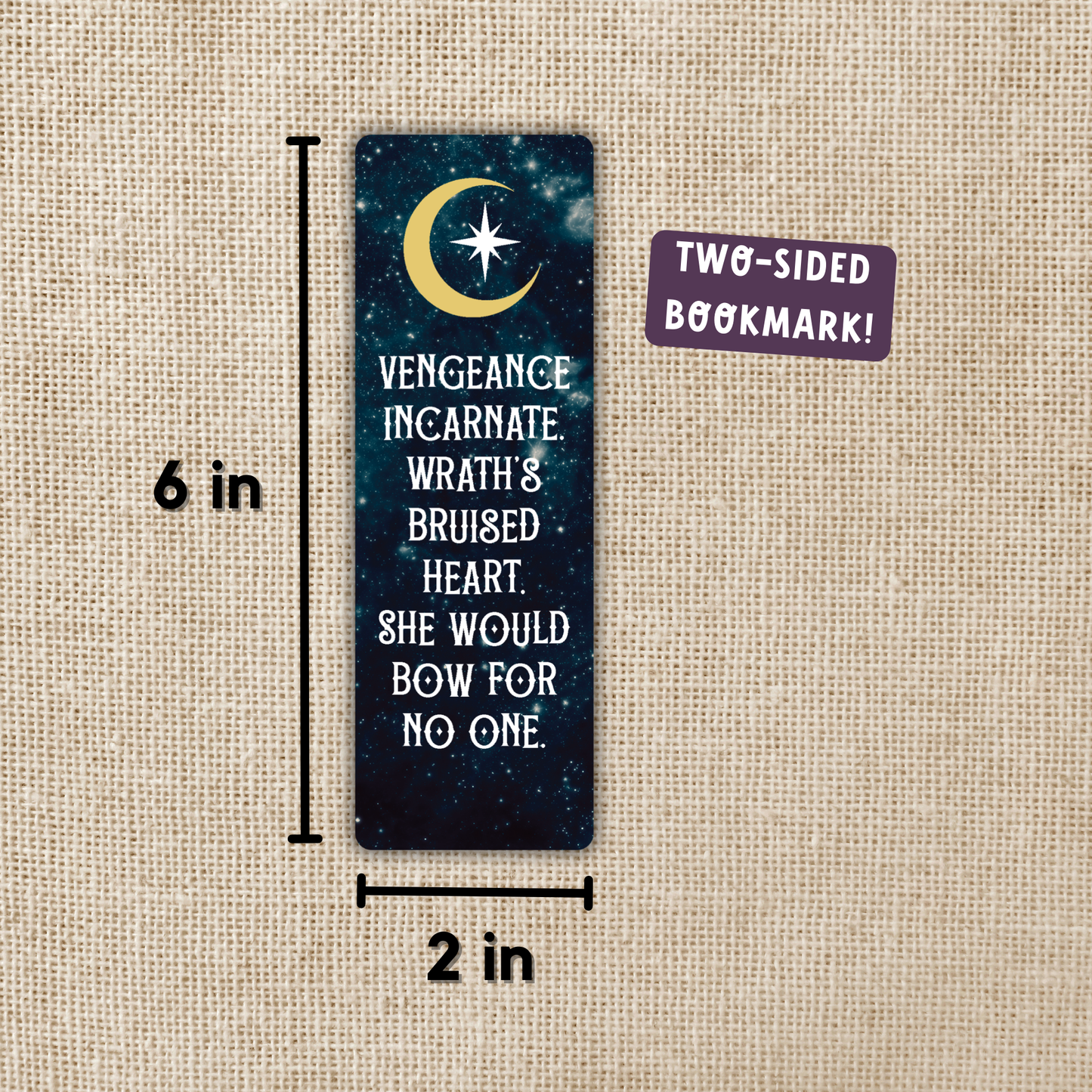 Wildly Enough - Vengeance Incarnate Bookmark | Crescent City