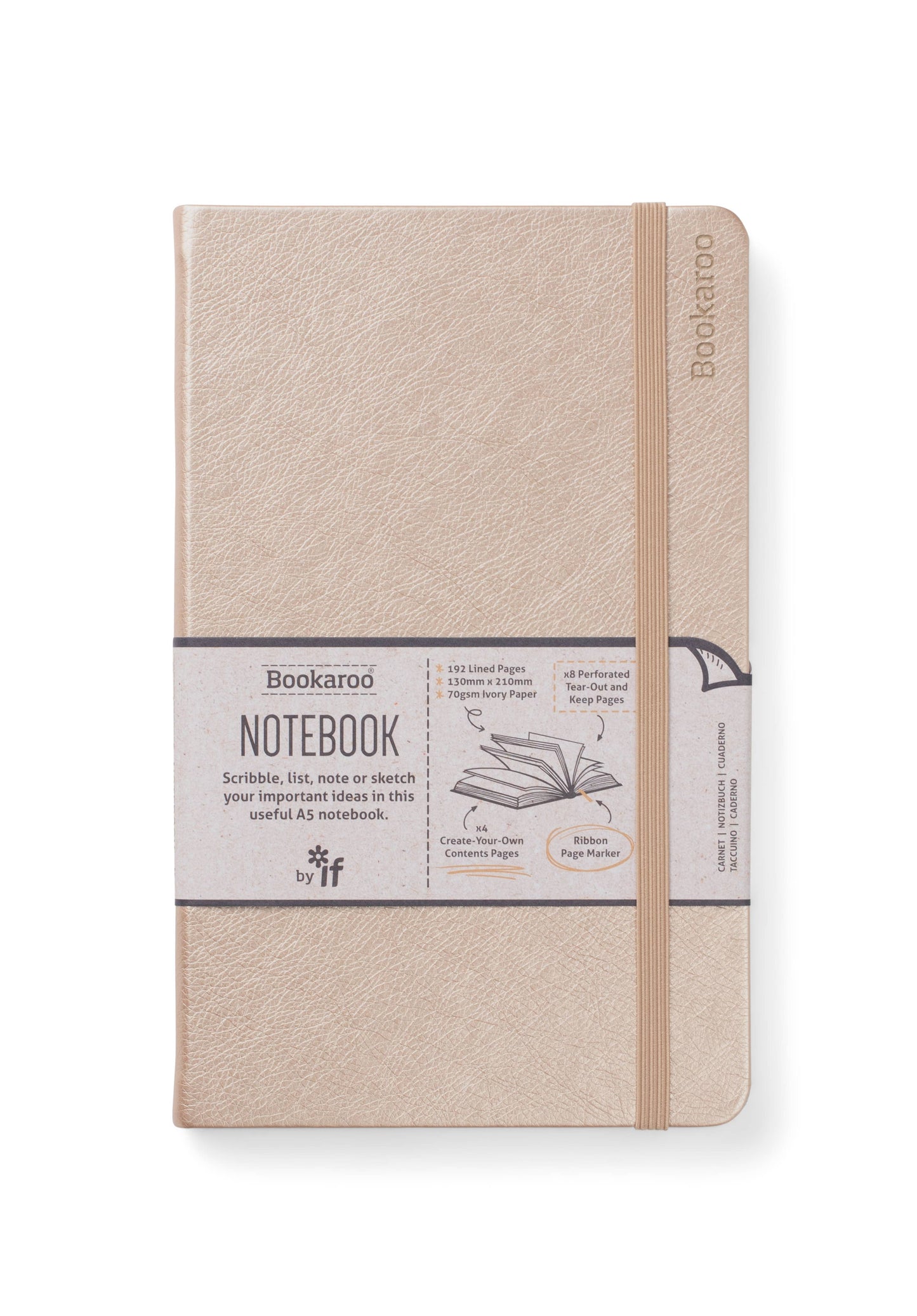 if USA - Bookaroo A5 Notebook: Fern