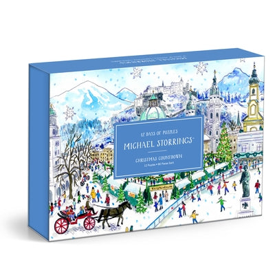 Michael Storrings 12 Days of Christmas Advent Puzzle Calendar by Galison