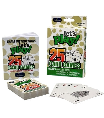 Let's Play 25 Games Cards by Continuum Games