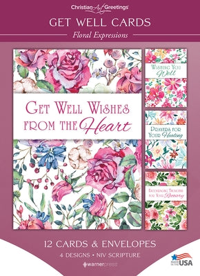 Boxed Cards - Get Well - Floral Expressions by Warner Press