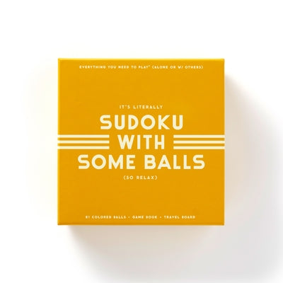 Sudoku with Some Balls Sudoku Game Set by Galison