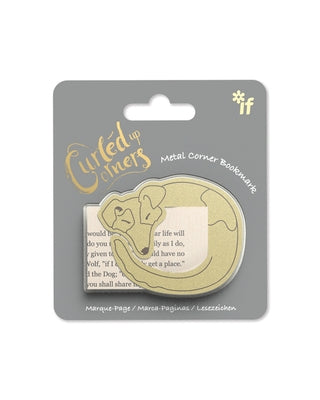Curled Up Corners Bookmark Drowsy Dog by If USA