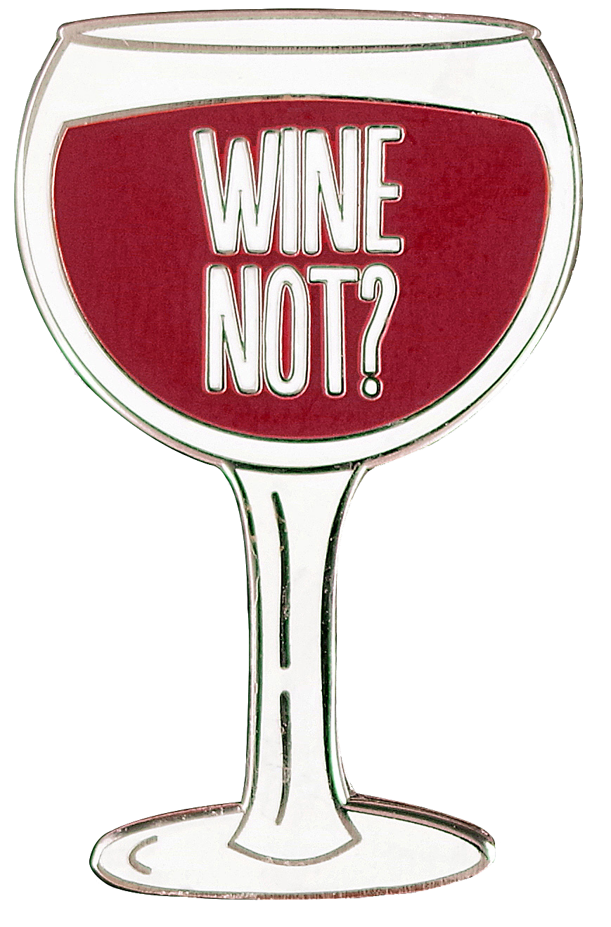 Peter Pauper Press - Wine Not? Hard Enamel Pin