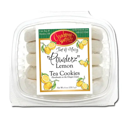 Cranberry Sweets & More - Powderz Tart and Messy Lemon Tea Cookies: 6 oz.