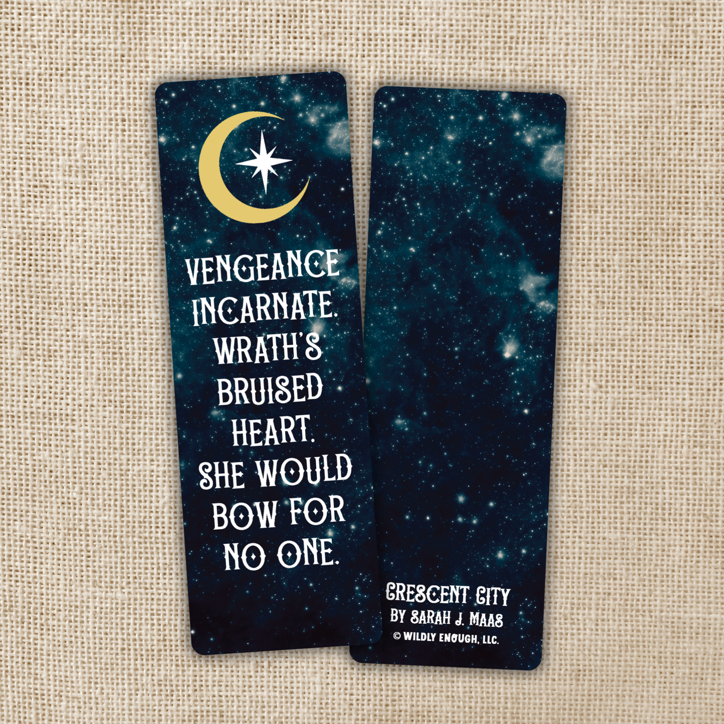 Wildly Enough - Vengeance Incarnate Bookmark | Crescent City
