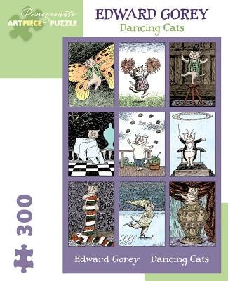 Edward Gorey: Dancing Cats 300-Piece Jigsaw Puzzle by Edward Gorey