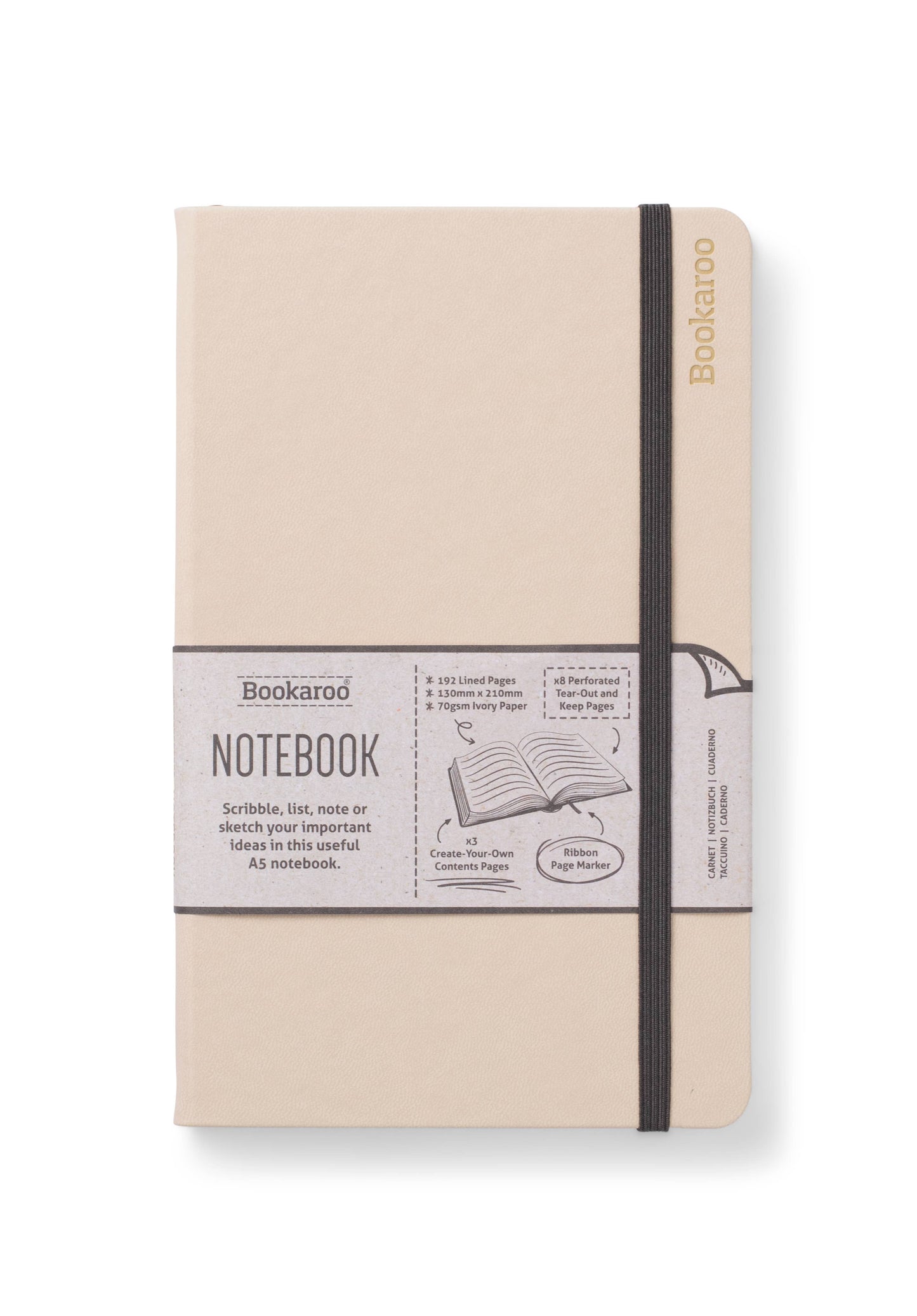 if USA - Bookaroo A5 Notebook: Fern