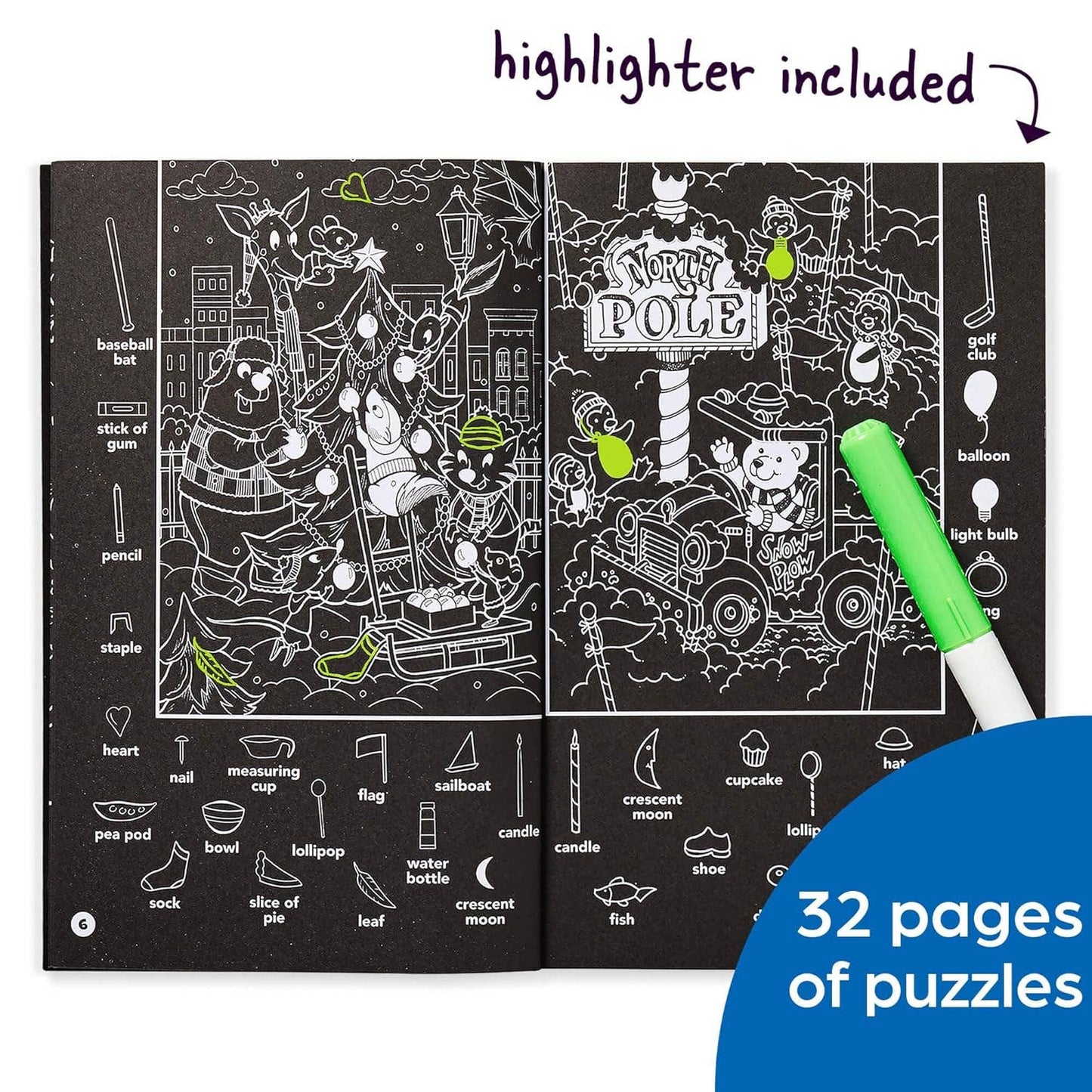 Highlights for Children - Christmas Hidden Pictures Puzzles to Highlight