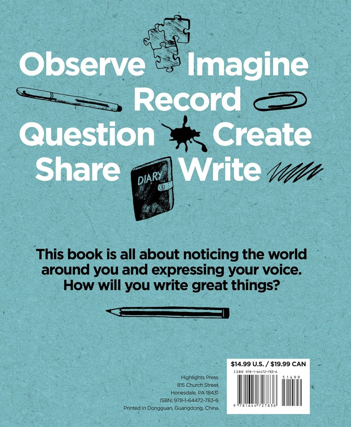 Highlights for Children - The Highlights Book of Things to Write