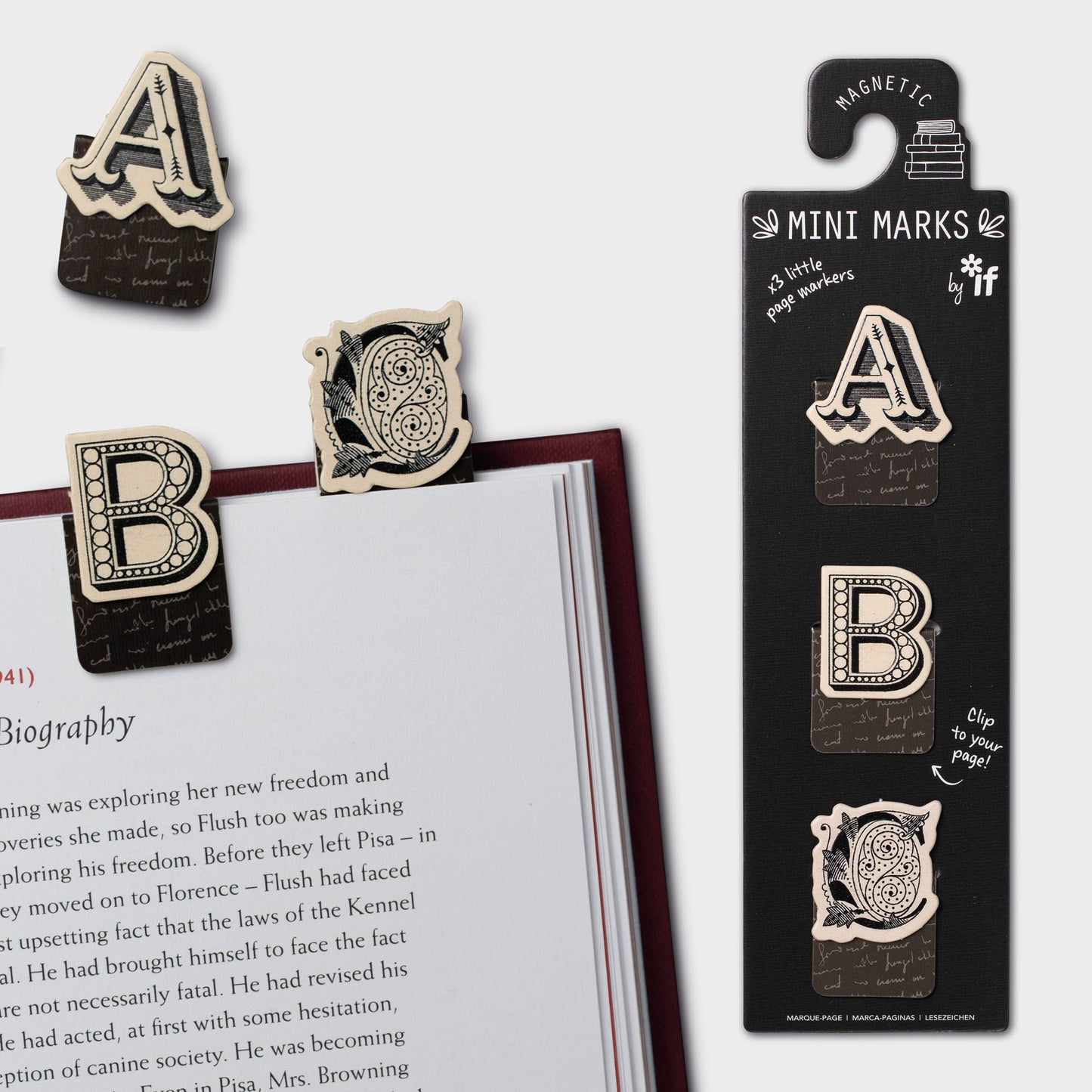 if USA - Mini-Marks Magnetic Bookmarks: Books
