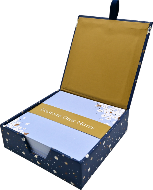 Falling Blossoms Desk Notes