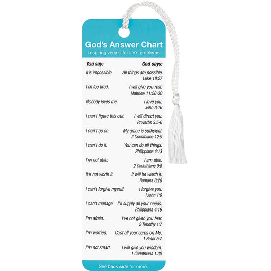 God Answers Tassel Bookmark