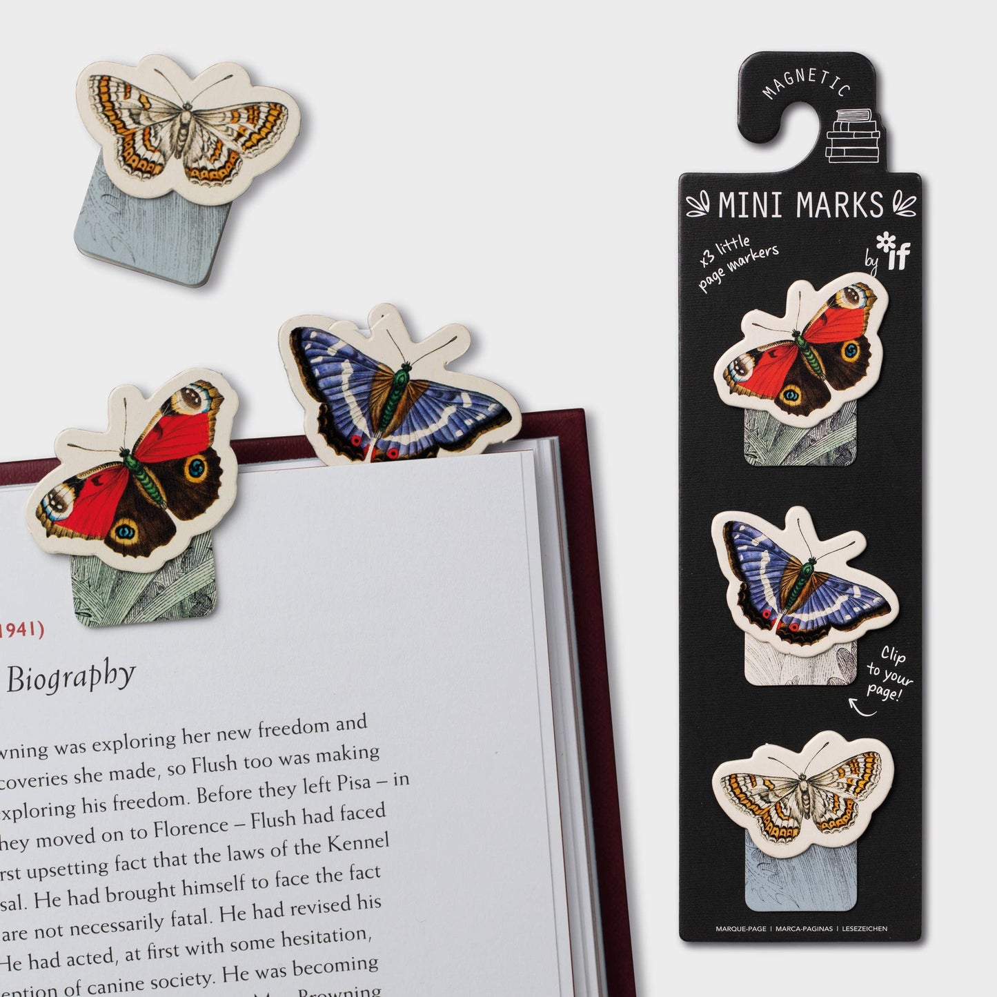 if USA - Mini-Marks Magnetic Bookmarks: Books