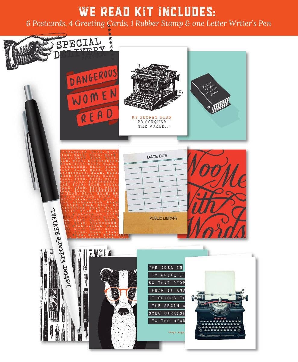 Gibbs Smith - We Read Letter Writer's Revival Kit