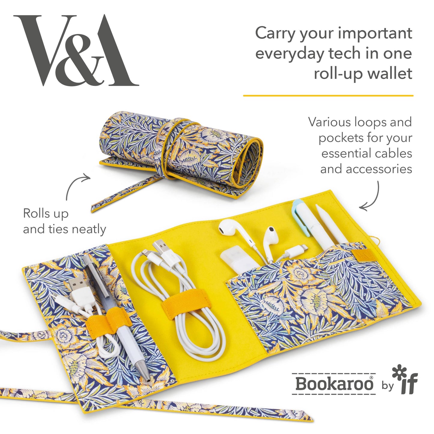 if USA - V&A Bookaroo Morris Collection: Pen Pouch