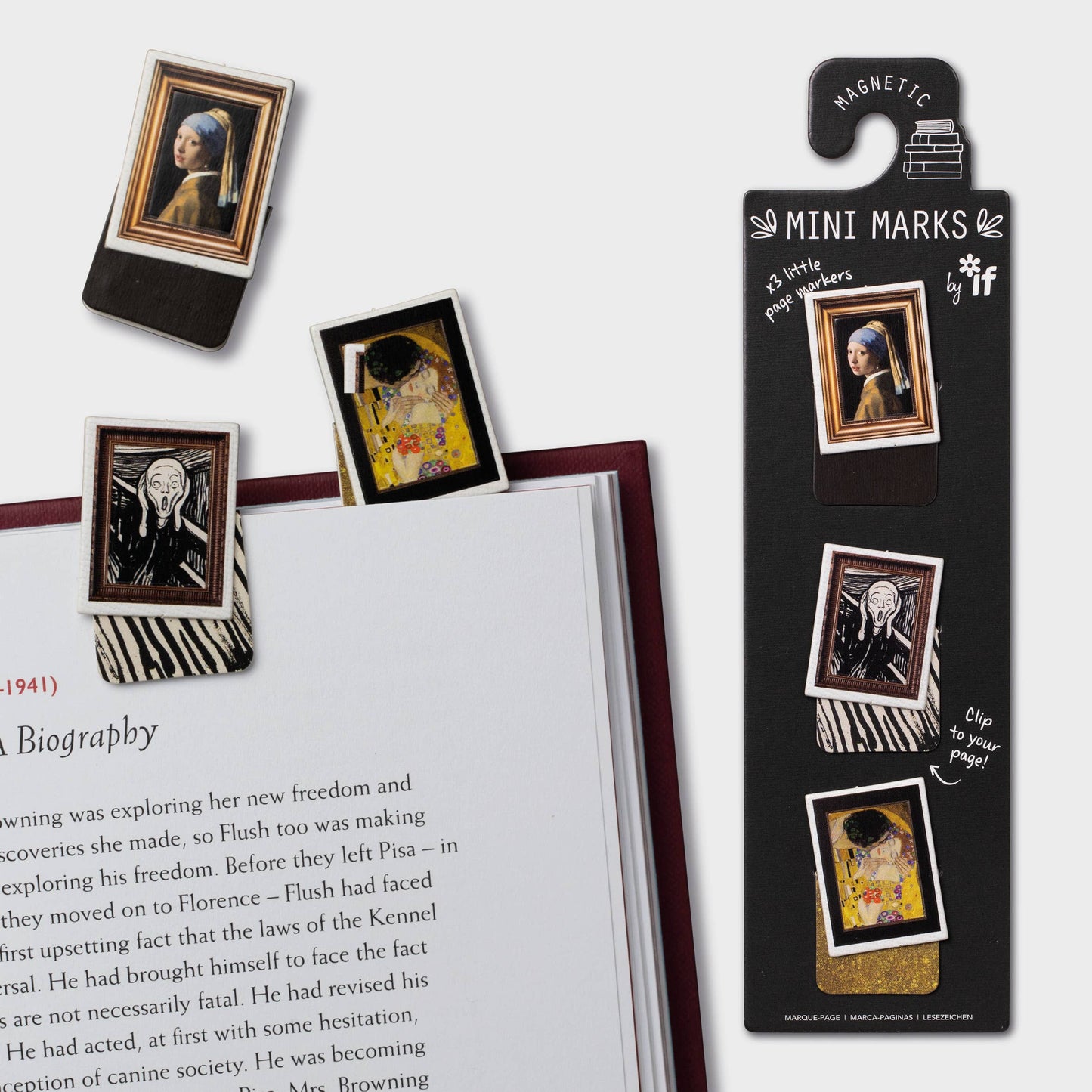 if USA - Mini-Marks Magnetic Bookmarks: Books