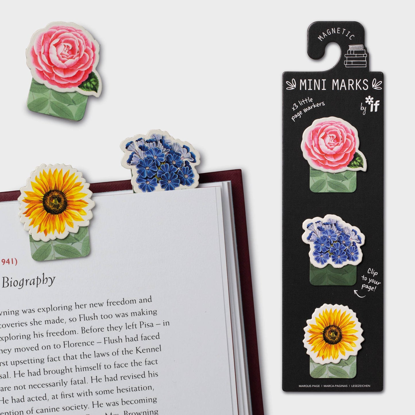 if USA - Mini-Marks Magnetic Bookmarks: Books