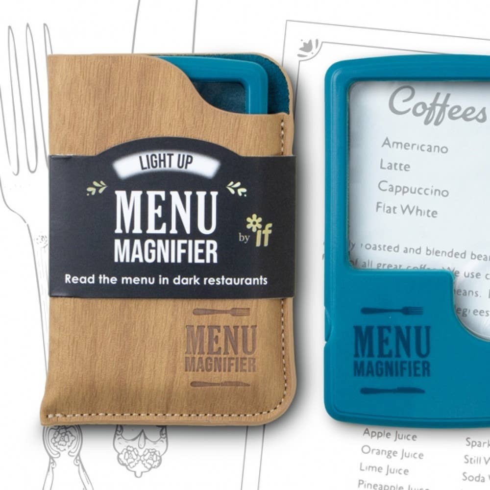 if USA - Light Up Menu Magnifier: Wine
